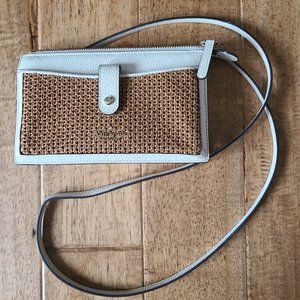 kate spade jackson straw small tab crossbody